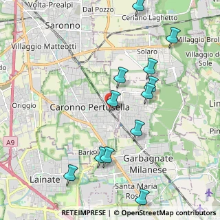 Mappa Piazzale Cardinal Ferrari, 21042 Caronno Pertusella VA, Italia (2.20333)