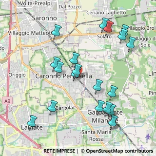 Mappa Piazzale Cardinal Ferrari, 21042 Caronno Pertusella VA, Italia (2.2735)