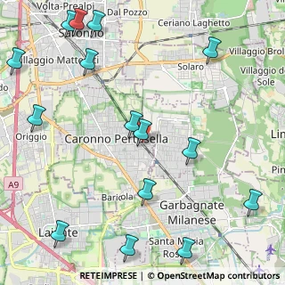 Mappa Via Monte Grappa, 21042 Caronno Pertusella VA, Italia (2.94667)