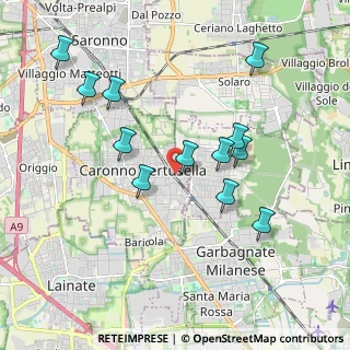Mappa Piazzale Cardinal Ferrari, 21042 Caronno Pertusella VA, Italia (1.88417)
