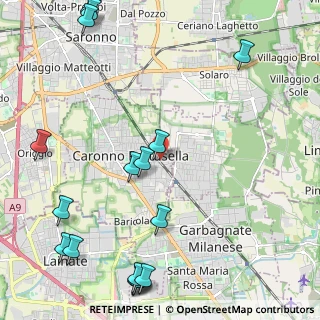 Mappa Piazzale Cardinal Ferrari, 21042 Caronno Pertusella VA, Italia (3.05294)