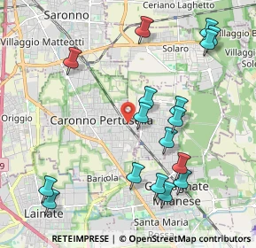 Mappa Piazzale Cardinal Ferrari, 21042 Caronno Pertusella VA, Italia (2.27882)