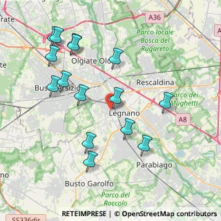 Mappa Via Venezia, 20025 Legnano MI, Italia (4.28333)