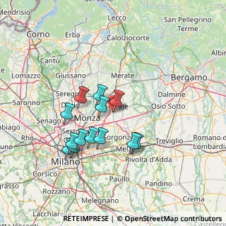 Mappa Via Monte Grappa, 20875 Burago di Molgora MB, Italia (12.53308)