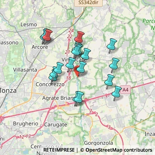 Mappa Via Monte Grappa, 20875 Burago di Molgora MB, Italia (3.14316)