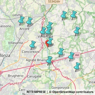 Mappa Via Monte Grappa, 20875 Burago di Molgora MB, Italia (4.05143)