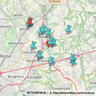 Mappa Via Monte Grappa, 20875 Burago di Molgora MB, Italia (3.30533)