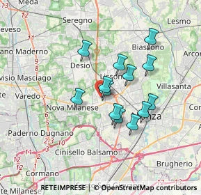 Mappa Via Alessandro Volta, 20053 Muggiò MB, Italia (2.69923)