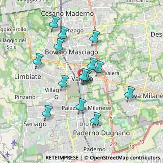 Mappa Via Volpi, 20814 Varedo MB, Italia (1.642)