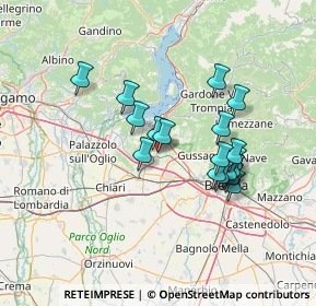 Mappa Via Peroni Vincenzo, 25046 Cazzago San Martino BS, Italia (11.94944)