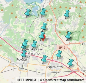 Mappa Via Peroni Vincenzo, 25046 Cazzago San Martino BS, Italia (4.00143)