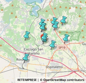 Mappa Via Peroni Vincenzo, 25046 Cazzago San Martino BS, Italia (2.6075)