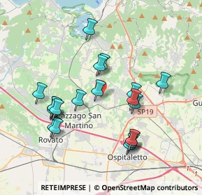 Mappa Via Peroni Vincenzo, 25046 Cazzago San Martino BS, Italia (3.663)