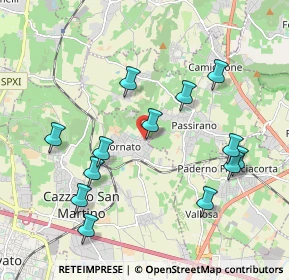 Mappa Via Peroni Vincenzo, 25046 Cazzago San Martino BS, Italia (2.05385)