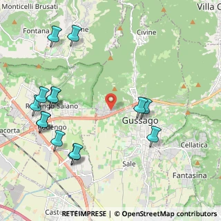 Mappa Via Ludovico Pavoni, 25064 Gussago BS, Italia (2.49357)