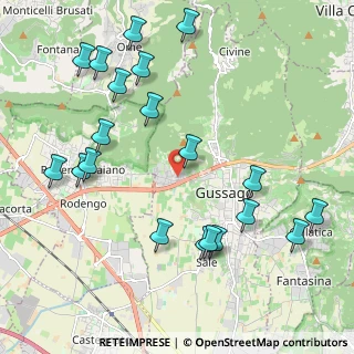 Mappa Via Ludovico Pavoni, 25064 Gussago BS, Italia (2.408)