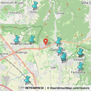 Mappa Via Ludovico Pavoni, 25064 Gussago BS, Italia (2.68727)
