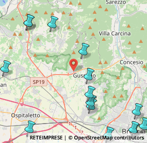 Mappa Via Ludovico Pavoni, 25064 Gussago BS, Italia (6.28933)