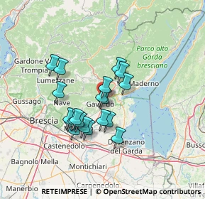 Mappa Via Alcide De Gasperi, 25089 Villanuova Sul Clisi BS, Italia (10.956)