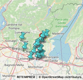 Mappa Via Andrea Costa, 25089 Villanuova Sul Clisi BS, Italia (10.31375)