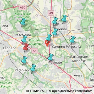 Mappa Via Achille Grandi, 21040 Origgio VA, Italia (4.04083)