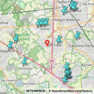 Mappa Via Achille Grandi, 21040 Origgio VA, Italia (3.0825)