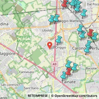 Mappa Via Achille Grandi, 21040 Origgio VA, Italia (3.1395)