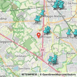 Mappa Via Achille Grandi, 21040 Origgio VA, Italia (2.9995)