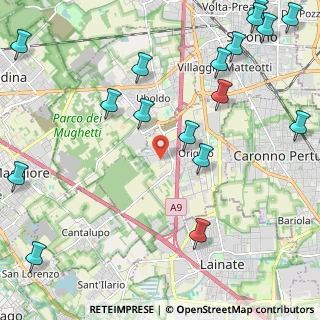 Mappa Via Achille Grandi, 21040 Origgio VA, Italia (3.01882)