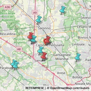 Mappa Via Giuseppe Mazzini, 21042 Caronno Pertusella VA, Italia (3.79231)