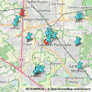 Mappa Via Giuseppe Mazzini, 21042 Caronno Pertusella VA, Italia (2.4065)