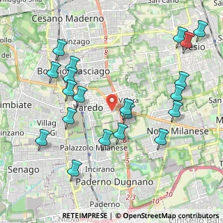 Mappa Via Vittorio Alfieri, 20814 Varedo MB, Italia (2.293)