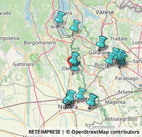 Mappa Via Dante Alighieri, 28047 Oleggio NO, Italia (15.234)