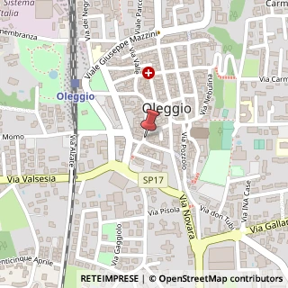 Mappa Via Dante Alighieri, 53, 28047 Oleggio, Novara (Piemonte)