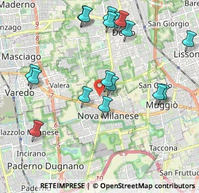 Mappa Via Giovanni Berchet, 20834 Nova Milanese MB, Italia (2.18)