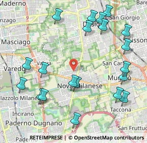 Mappa Via Giovanni Berchet, 20834 Nova Milanese MB, Italia (2.4875)
