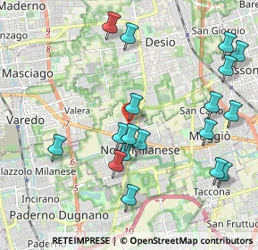 Mappa Via Giovanni Berchet, 20834 Nova Milanese MB, Italia (2.21944)