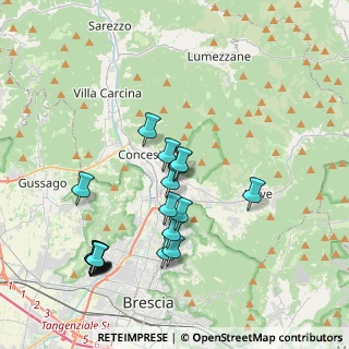Mappa Via Cesare Battisti, 25073 Bovezzo BS, Italia (4.187)