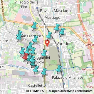 Mappa Via Camillo Benso Cavour, 20814 Varedo MB, Italia (1.0375)