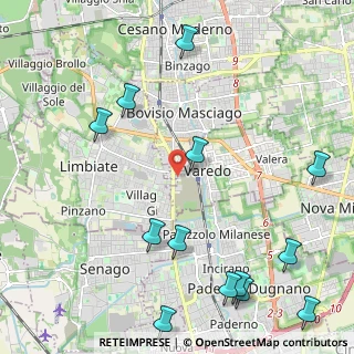 Mappa Via Luigi Cadorna, 20814 Varedo MB, Italia (2.84923)