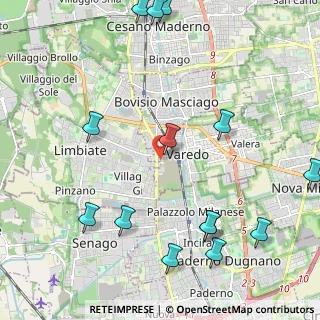 Mappa Via Luigi Cadorna, 20814 Varedo MB, Italia (2.76929)