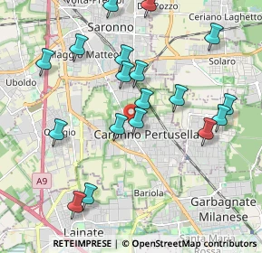 Mappa Ilaria Ruggieri, 21042 Caronno Pertusella VA, Italia (2.09167)