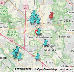 Mappa Ilaria Ruggieri, 21042 Caronno Pertusella VA, Italia (4.05615)