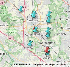 Mappa Ilaria Ruggieri, 21042 Caronno Pertusella VA, Italia (3.80667)