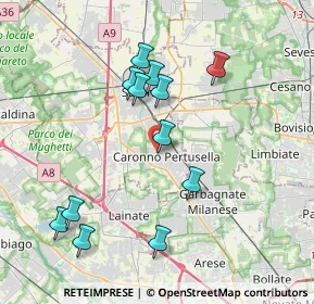 Mappa Ilaria Ruggieri, 21042 Caronno Pertusella VA, Italia (3.81833)