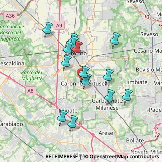 Mappa Ilaria Ruggieri, 21042 Caronno Pertusella VA, Italia (3.46429)