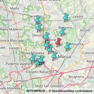 Mappa Via Generale Gaetano Giardino, 20835 Lissone MB, Italia (3.06786)