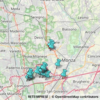 Mappa Via Generale Gaetano Giardino, 20835 Lissone MB, Italia (4.61706)