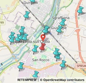 Mappa Via Giuseppe Parini, 25036 Palazzolo sull'Oglio BS, Italia (1.131)