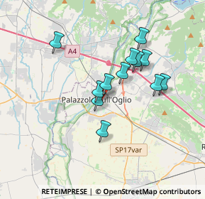 Mappa Via Giuseppe Parini, 25036 Palazzolo sull'Oglio BS, Italia (2.85167)